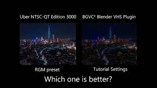 BGVC \u0026 NTSCQT Comparison: Which VHS Effect Is Better