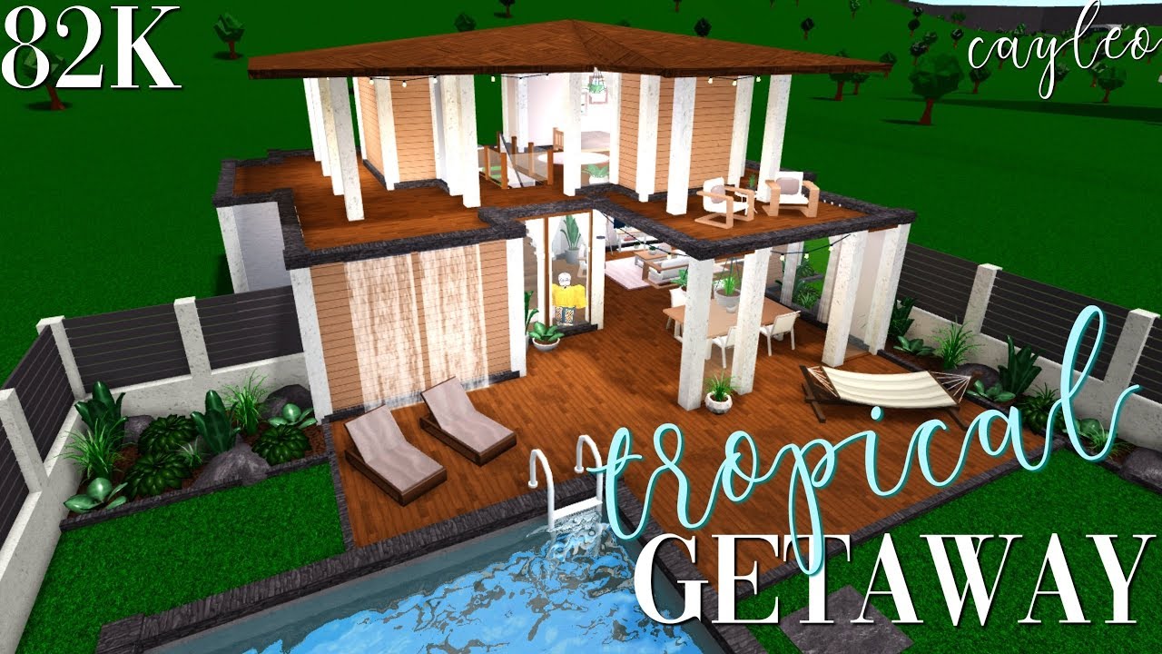 Tropical Getaway || Bloxburg - YouTube