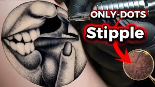 Stipple Shading Tattoo Tutorial for Beginners | Realistic Portrait Techniques