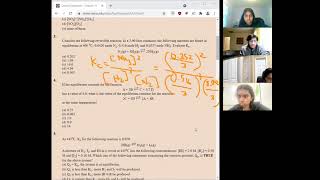 AP Chemistry Unit 7 Review 5/12/2021