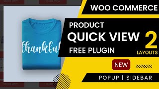 Free WooCommerce Quick View Plugin | Product Quick View in WooCommerce
