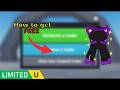 ROBLOX FLEX UGC CODES FREE UGC LIMITED SINISTER SQUID - HOW TO GET