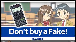 Don't Buy a Fake — CASIO Scientific Calculators (Nigeria)