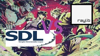 raylib vs sdl2 , performance comparison