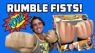 WWE Rumble Fist Unboxing + Fight! || Toy Reviews || Konas2002