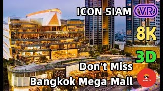 【180° VR】Icon Siam Mall - The Most Luxurious Mega Shopping Center In Bangkok, Thailand -8K 180 VR 3D