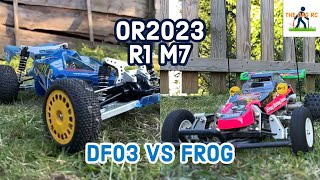 Tamiya Frog vs Tamiya DF03 Avante Mark 2 OR2023 R1M7