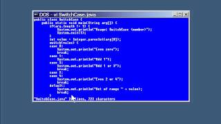 42.Java Certification-Chapter06.Flow Control-Lesson6.SwitchCase