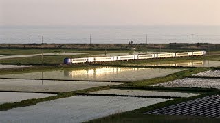 （HD）長和俯瞰、水鏡と側面ギラリ狙い