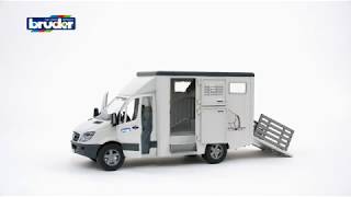 Mercedes Benz sprinter para transporte equino, 1 caballo Bruder