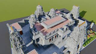 3D Walkthrough: SRI MARKANDESHWARA SWAMY TEMPLE, SIRICILLA, TELANGANA.