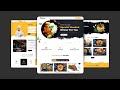 Responsive Website Design Using HTML CSS And JavaScript | Restaurant Website Template