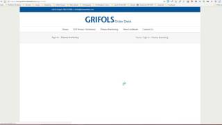 Grifols Order Desk - How To Login