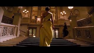 Rebecca Ferguson best of the yellow satin dress - Mission Impossible: Rogue Nation (2015)