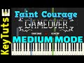 Faint Courage [Deltarune: Chapter 2] by Toby Fox - Medium Mode [Piano Tutorial] (Synthesia)