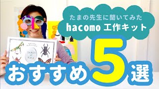 ☆☆たまの先生に聞いてみた：hacomoの工作キットおすすめ５選