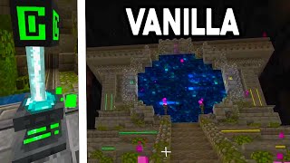 This Player made this amazing Portal Animation In Vanilla Minecraft