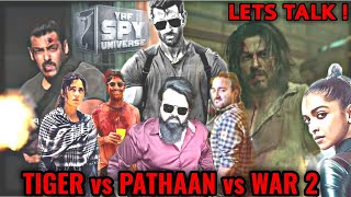 TIGER vs PATHAAN vs WAR 2 | LETS TALK | SALMAN KHAN | SHAH RUKH KHAN | HRITHIK ROSHAN | SID vs AYAN