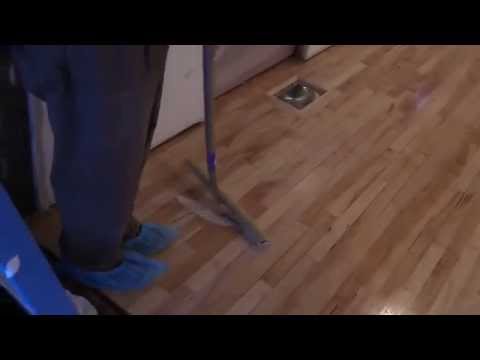 Applying Water Based Finish to a Hardwood Floor Applying Water Based Finish to a Hardwood Floor