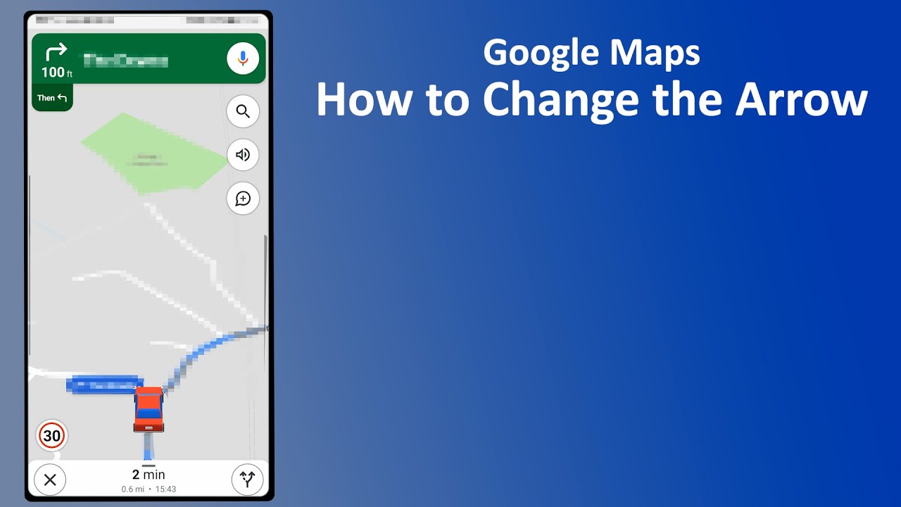 Google Maps: How To Change The Arrow - YouTube