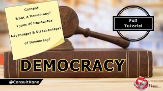 Democracy Explained - Full Introduction Tutorial | What is Democracy Defined Pros \u0026 Cons #democracy