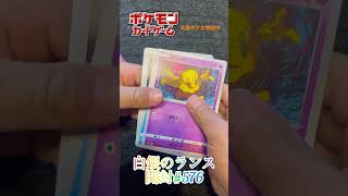 白銀のランス次男初開封！光り物が出て欲しい #ポケカ #ポケモン #pokemon