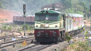 [IRFCA] Konkan Magic 12431 Trivandrum-Nizamuddin Rajdhani Express Curves At Nivsar