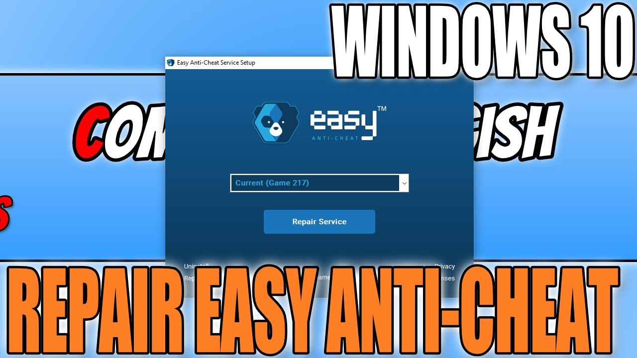 How To Repair Easy Anti Cheat In Windows 10 Tutorial - YouTube