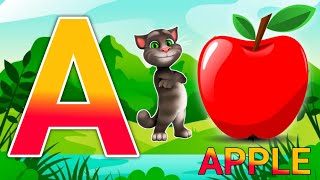 A for apple | अ से अनार | abcd | phonics song