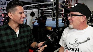 CALEB PLANT FATHER LAUGHS AT FANS SAYING CALEB GETS BLASTED BY CANELO DUE TO PRESS CONFERENCE
