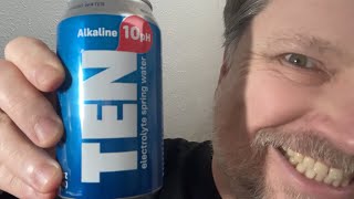 TEN Alkaline Spring Water   Taste Test \u0026 Food Review