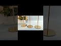 Gold Taper Candle Holder Set Of 3 #stavearts #short