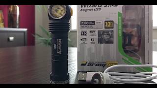 Armytek Wizard Pro v3 Magnet USB unbox