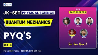 JK-SET 2023 PYQS Quantum Mechanics