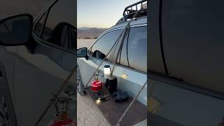 🌵 Car camping Anza Borrego 🌵 #toyota #rav4 #hybrid #camping #coffee #desert #sandiego #california