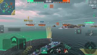 【wows blitz】タゲとれないバグ笑　いきなりきたら焦ってエイムどころじゃないわ