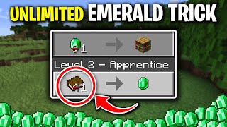 Unlock this OP Trade UNLIMITED EMERALDS - Minecraft Bedrock 1.21