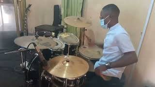 WOW!!! OSEI BLESSING ON THE DRUMS