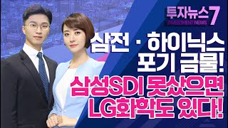 [투자뉴스7] 삼전·하이닉스 포기 금물!삼성SDI 못샀으면 LG화학도 있다! / 머니투데이방송 (증시, 증권)