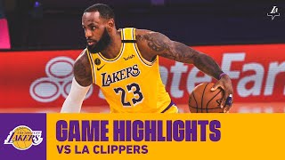 HIGHLIGHTS | LeBron James (16 pts, 11 reb, 7 ast) vs LA Clippers