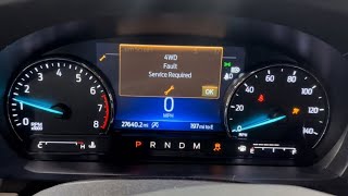 “4WD Fault, Service Required” in Ford vehicles: Reasons and Solutions