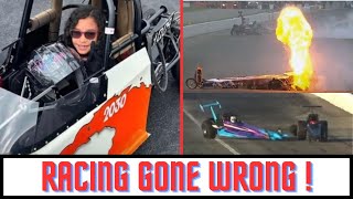 Jr Dragster Accident | Wild Crash Caught on Camera!