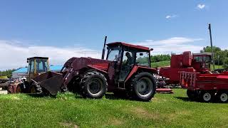 Universal 683 Cab Tractor With Loader