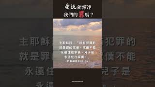 受洗能潔净我們的罪嗎？受洗仍然常常犯罪！ #基督徒 #主日 #敬拜 #受洗 #教會 #聚會 #禱告 #天國