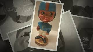 Florida Gators University Vintage Bobblehead Gold Base Nodder 1968 Series