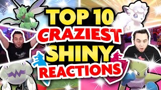 TOP 10 MOST EPIC SHINY REACTIONS EVER! Pokemon Sword and Shield Shiny Montage