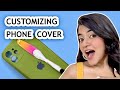 Painting on My Mobile Cover 😱 | Painting Ideas