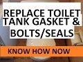 Replace Toilet Tank Bolts and Tank Gasket