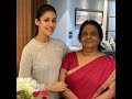 Lady superstar Nayanthara mother photos collection