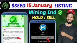 Seed $SEED Token Mining Last Date 📅 | Seed Total supply | Memeland $MEMES Token Deposit Soon